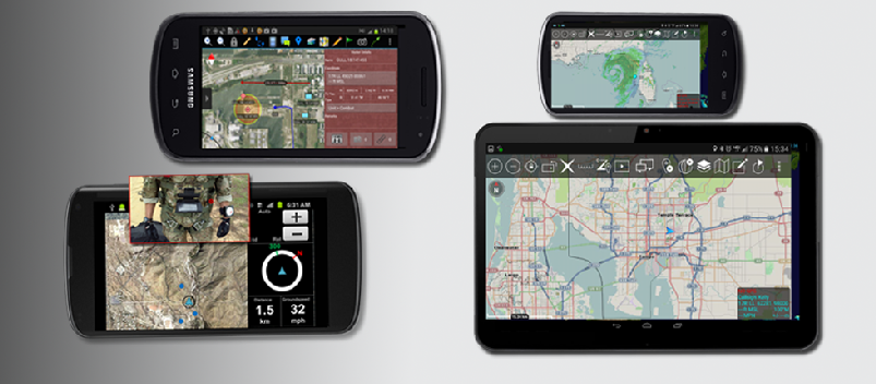 ATAK (Android Team Awareness Kit / WinTAK Software) - Provides ground users and pilots a meaningful, geospatial site picture - Read More...